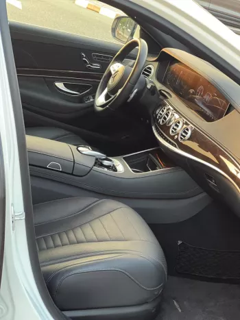 Mercedes-Benz S Class S400 2018 Model Year White Color