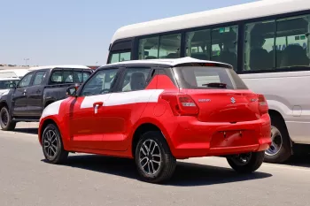 2024 SUZUKI SWIFT 1.2L PETROL 2WD GLX AUTO RED WITH BLACK TOP