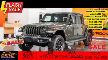 JEEP RUBICON GLADIATOR  2023 MODEL YEAR 3.6L V6 PICK UP 4X4 FULL OPTION