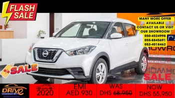 2020 NISSAN KICKS UNDER WARANTY GCC SPECS EXCELENT CONDITION WITH WARANTY