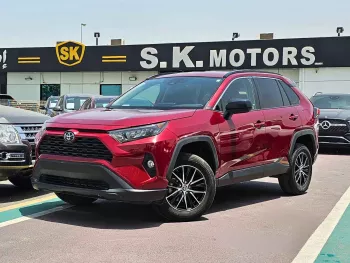  TOYOTA RAV4 LE LOW MILEAGE 2.5L V4 RED 2021 MODEL YEAR