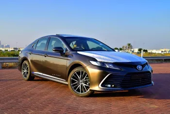 TOYOTA CAMRY GLE 2024 MODEL YEAR HYBRID BROWN COLOR