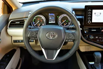 TOYOTA CAMRY GLE 2024 MODEL YEAR HYBRID BROWN COLOR