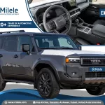 TOYOTA PRADO 250 WX+ 2.4L PETROL 2024 MODEL YEAR NEW SHAPE GREY COLOR - Thumbnail 1