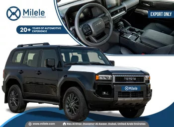 TOYOTA PRADO 250 TXL 2.7L PETROL LIMITED 2024 MODEL YEAR NEW SHAPE BLACK COLOR