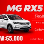 MG RX5 2.0 AWD Luxury 2023 Model Year Black inside Black & Red - Thumbnail 1