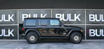 Jeep Wrangler Unlimited Sahara 2019 Model Year Black Color AED 2,100 M/P