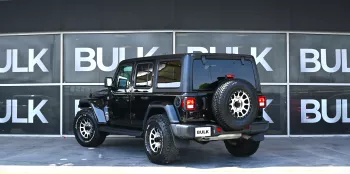 Jeep Wrangler Unlimited Sahara 2019 Model Year Black Color AED 2,100 M/P