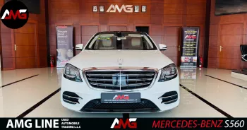 Mercedes-Benz S Class S560L AMG Line 2019 Model Year White Color