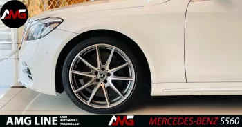 Mercedes-Benz S Class S560L AMG Line 2019 Model Year White Color