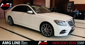 Mercedes-Benz S Class S560L AMG Line 2019 Model Year White Color