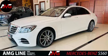 Mercedes-Benz S Class S560L AMG Line 2019 Model Year White Color