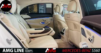 Mercedes-Benz S Class S560L AMG Line 2019 Model Year White Color