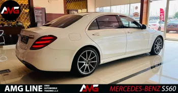 Mercedes-Benz S Class S560L AMG Line 2019 Model Year White Color