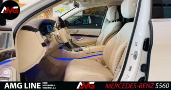 Mercedes-Benz S Class S560L AMG Line 2019 Model Year White Color