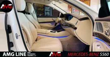 Mercedes-Benz S Class S560L AMG Line 2019 Model Year White Color