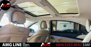 Mercedes-Benz S Class S560L AMG Line 2019 Model Year White Color
