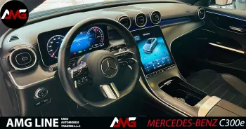 MERCEDES-BENZ C CLASS C300e 2023 MODEL YEAR WHITE COLOR EXTERIOR