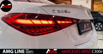 MERCEDES-BENZ C CLASS C300e 2023 MODEL YEAR WHITE COLOR EXTERIOR