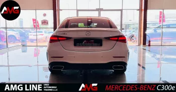 MERCEDES-BENZ C CLASS C300e 2023 MODEL YEAR WHITE COLOR EXTERIOR