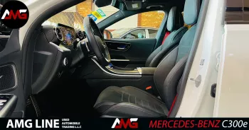 MERCEDES-BENZ C CLASS C300e 2023 MODEL YEAR WHITE COLOR EXTERIOR