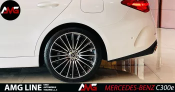MERCEDES-BENZ C CLASS C300e 2023 MODEL YEAR WHITE COLOR EXTERIOR