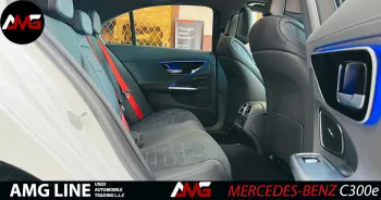 MERCEDES-BENZ C CLASS C300e 2023 MODEL YEAR WHITE COLOR EXTERIOR