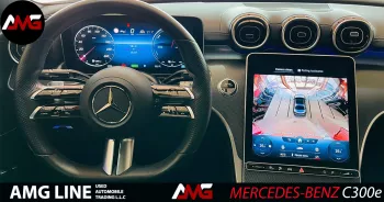 MERCEDES-BENZ C CLASS C300e 2023 MODEL YEAR WHITE COLOR EXTERIOR