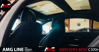 MERCEDES-BENZ C CLASS C300e 2023 MODEL YEAR WHITE COLOR EXTERIOR