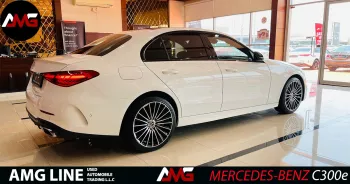 MERCEDES-BENZ C CLASS C300e 2023 MODEL YEAR WHITE COLOR EXTERIOR
