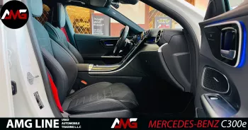 MERCEDES-BENZ C CLASS C300e 2023 MODEL YEAR WHITE COLOR EXTERIOR