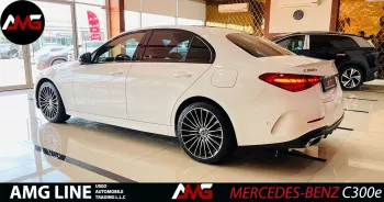 MERCEDES-BENZ C CLASS C300e 2023 MODEL YEAR WHITE COLOR EXTERIOR