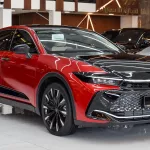 TOYOTA CROWN HYBRID AL FUTTAIM WARRANTY 2023 MODEL YEAR RED COLOR - Thumbnail 1