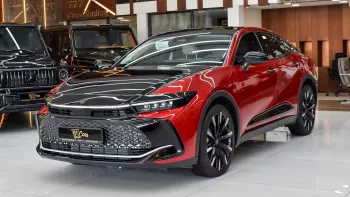 TOYOTA CROWN HYBRID AL FUTTAIM WARRANTY 2023 MODEL YEAR RED COLOR