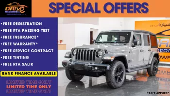 Jeep Wrangler Unlimited 2021 Model Year 2.0L V4 Turbo 4X4 Clean title Full option