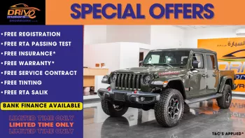 JEEP RUBICON GLADIATOR  2023 MODEL YEAR 3.6L V6 PICK UP 4X4 FULL OPTION