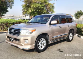 Toyota Land Cruiser GXR Petrol 2014 Model Year Gold Color Exterior