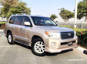 Toyota Land Cruiser GXR Petrol 2014 Model Year Gold Color Exterior