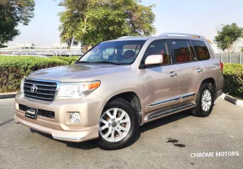 Toyota Land Cruiser GXR Petrol 2014 Model Year Gold Color Exterior
