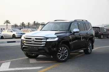 Toyota Land Cruiser VX 3.5L V6 2024 Model Year Black Color (European Spec)
