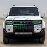 Toyota Prado 2.4L Petrol 2025 Model Year White Color Exterior - Thumbnail 2
