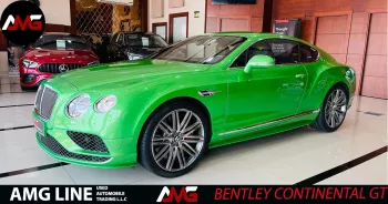 BENTLEY CONTINENTAL GT SPEED 2016 MODEL YEAR GREEN COLOR EXTERIOR