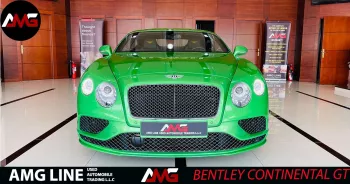 BENTLEY CONTINENTAL GT SPEED 2016 MODEL YEAR GREEN COLOR EXTERIOR