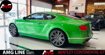 BENTLEY CONTINENTAL GT SPEED 2016 MODEL YEAR GREEN COLOR EXTERIOR