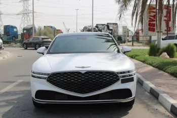 Hyundai Genesis G90 3.5L Twin Turbo AWD 2023 Model Year White Color