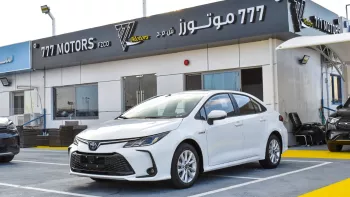 TOYOTA COROLLA GLI HYBRID 1.8L 2024 MODEL YEAR WHITE COLOR EXTERIOR