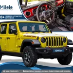 JEEP WRANGLER RUBICON UNLIMITED 2023 MODEL YEAR HIGH VELOCITY YELLOW COLOR - Thumbnail 1