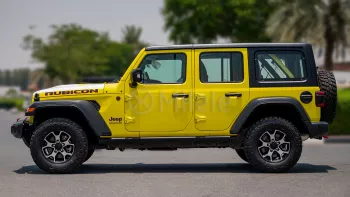 JEEP WRANGLER RUBICON UNLIMITED 2023 MODEL YEAR HIGH VELOCITY YELLOW COLOR