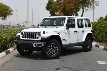 Jeep Wrangler Unlimited Sahara 2.0L 4WD 2024 Model Year White Color
