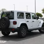 Jeep Wrangler Unlimited Sahara 2.0L 4WD 2024 Model Year White Color - Thumbnail 4